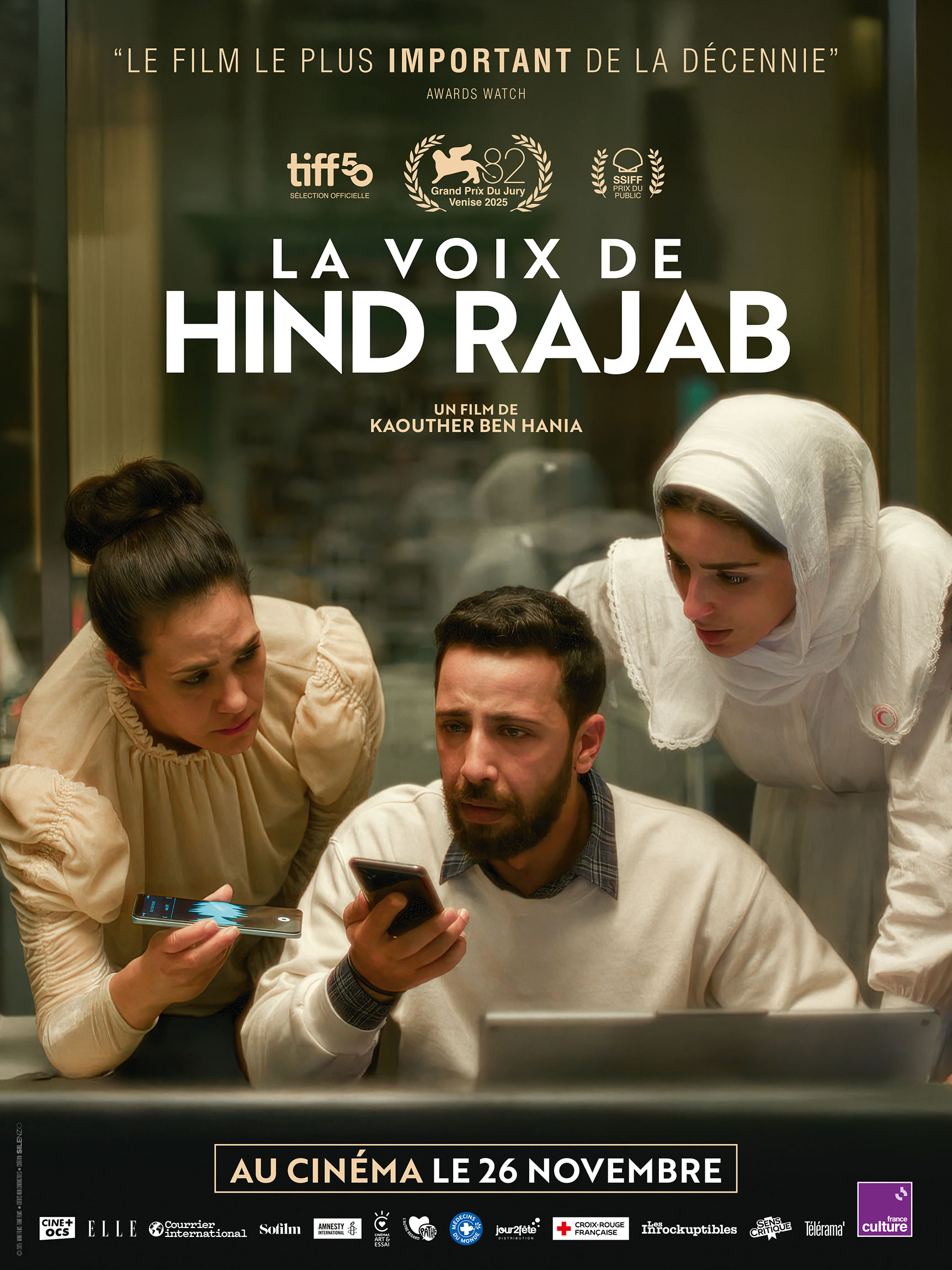 Affiche LA VOIX DE HIND RAJAB